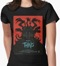 The Thing Classic Retro Poster Women's Fitted T-Shirt