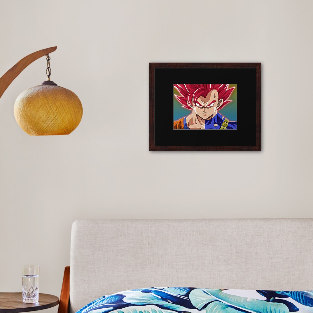 Goku Vegeta split Metal Print for Sale by Graphadora