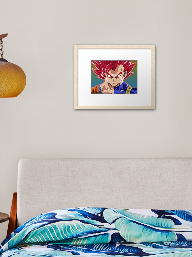 Goku Vegeta split Metal Print for Sale by Graphadora