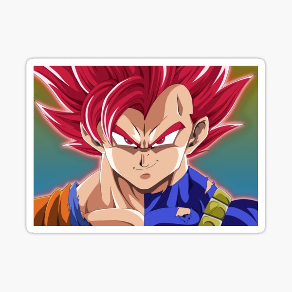 Goku Vegeta split Sticker