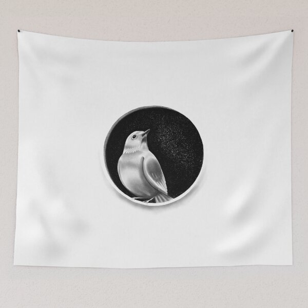 Item preview, A pipping heart bird designed and sold by TinaMalajmare.