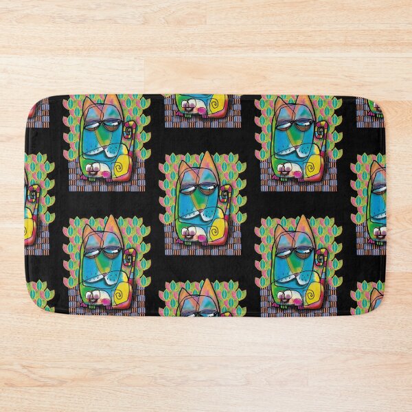 Item preview, Colorful cat with mouse designed and sold by Raduna.