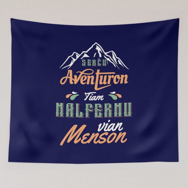 Item preview, Serĉu aventuron. Tiam malfermu vian menson. designed and sold by Zebastjan Johanzen.