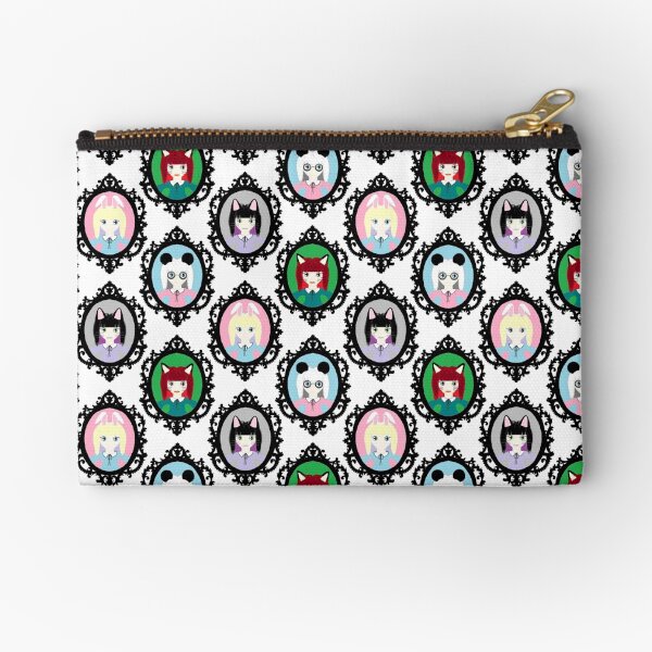 Kawaii Cosplay Girl - Bunny, Fox, Panda & Cat Zipper Pouch