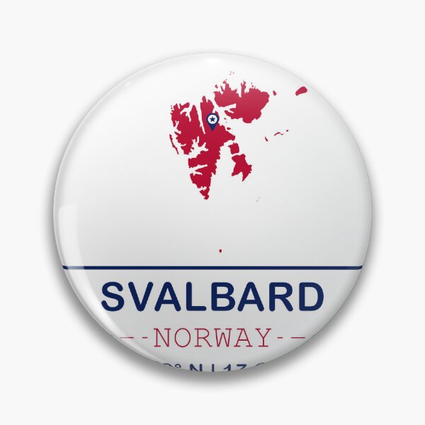 Item preview, Svalbard Island Map - Minimal Design designed and sold by Fusti.