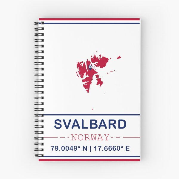 Item preview, Svalbard Island Map - Minimal Design designed and sold by Fusti.