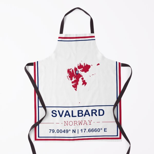 Item preview, Svalbard Island Map - Minimal Design designed and sold by Fusti.