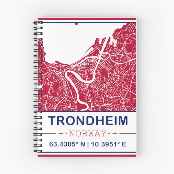 Item preview, Trondheim City Map - Minimal Design designed and sold by Fusti.