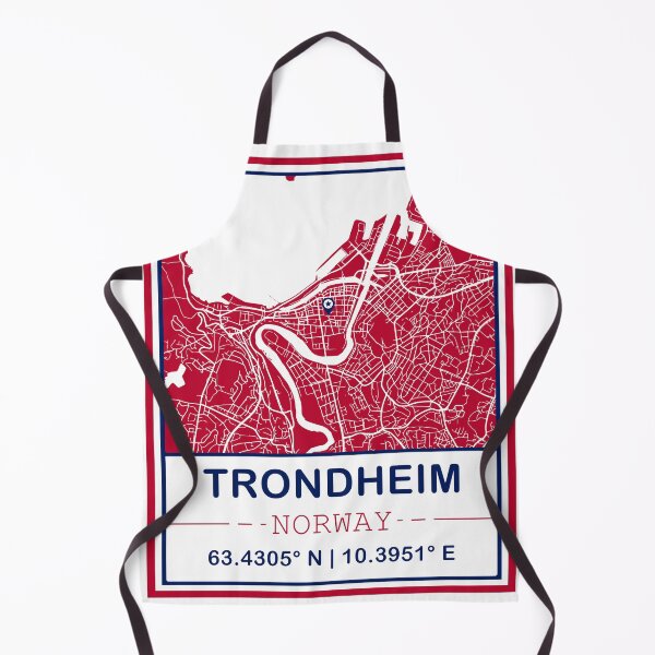 Item preview, Trondheim City Map - Minimal Design designed and sold by Fusti.