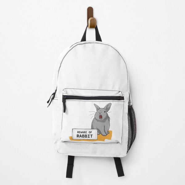 Item preview, Beware of Rabbit, Angry Bunny and Sign designed and sold by thebunnylady.