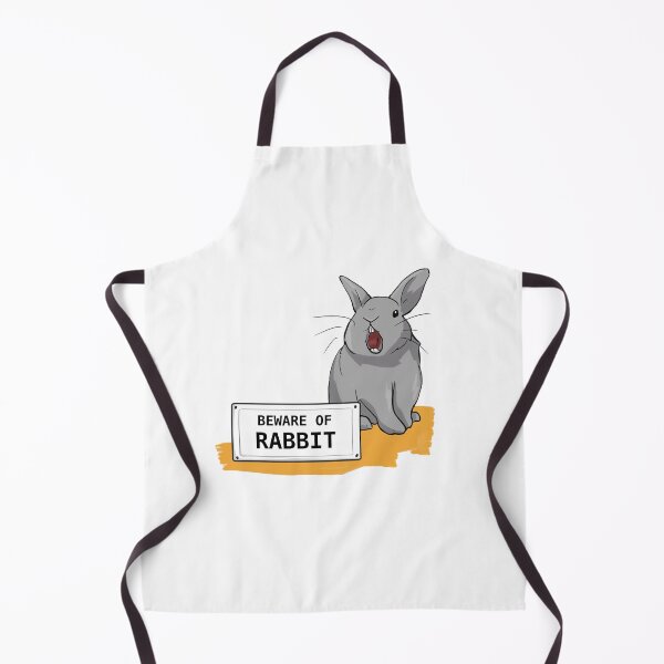 Item preview, Beware of Rabbit, Angry Bunny and Sign designed and sold by thebunnylady.