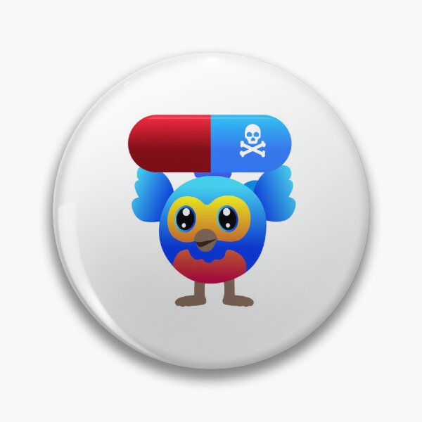 Item preview, Poison Pill Blue Bird Holding Pill designed and sold by Raju-Creative.