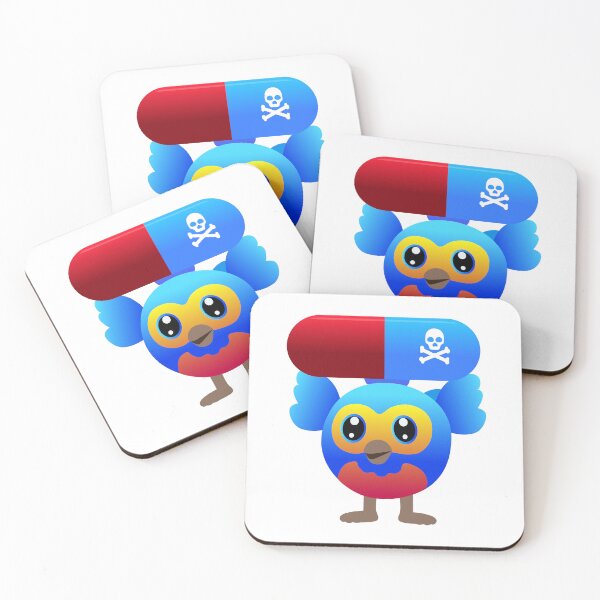 Item preview, Poison Pill Blue Bird Holding Pill designed and sold by Raju-Creative.