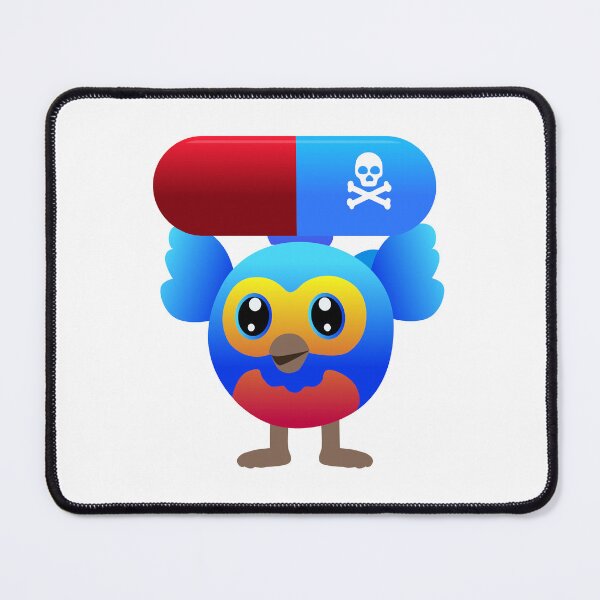 Item preview, Poison Pill Blue Bird Holding Pill designed and sold by Raju-Creative.