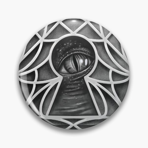 Item preview, Monster eye piping trough a key hole designed and sold by TinaMalajmare.