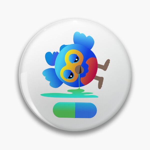 Item preview, Sick Blue Bird  designed and sold by Raju-Creative.