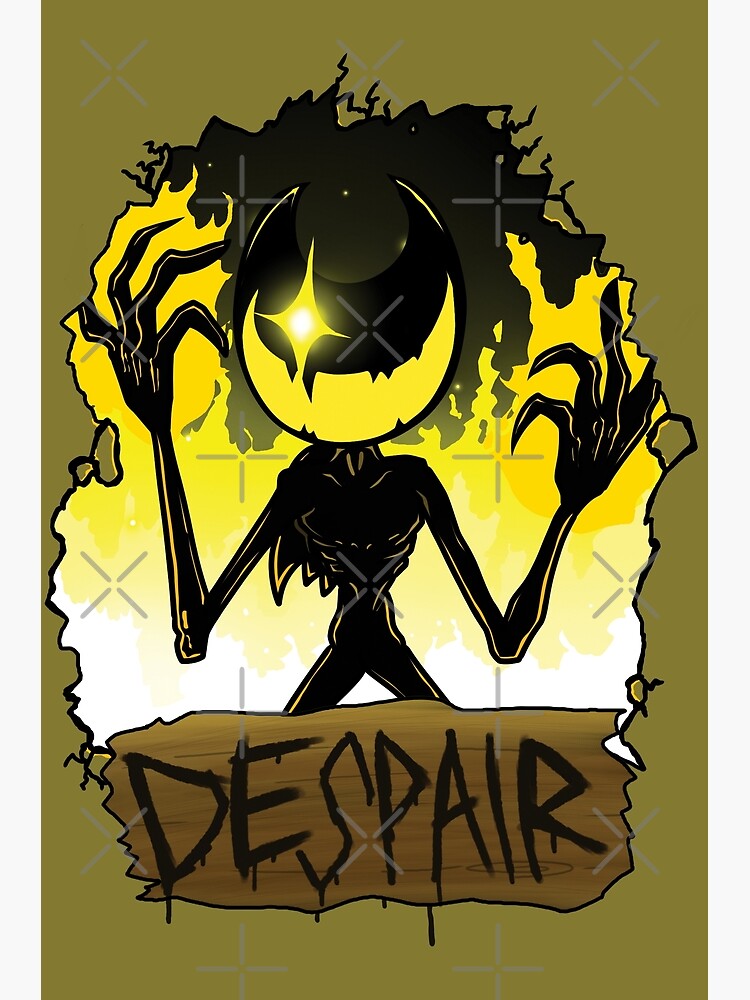 FNF INDIE CROSS - BATIM Nightmare Bendy Despair art - Bendy - Posters and  Art Prints