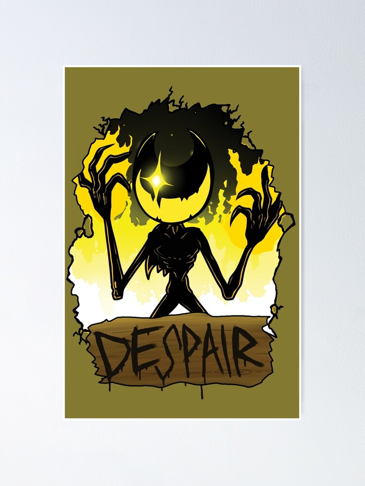 FNF INDIE CROSS - BATIM Nightmare Bendy Despair art - Bendy - Magnet