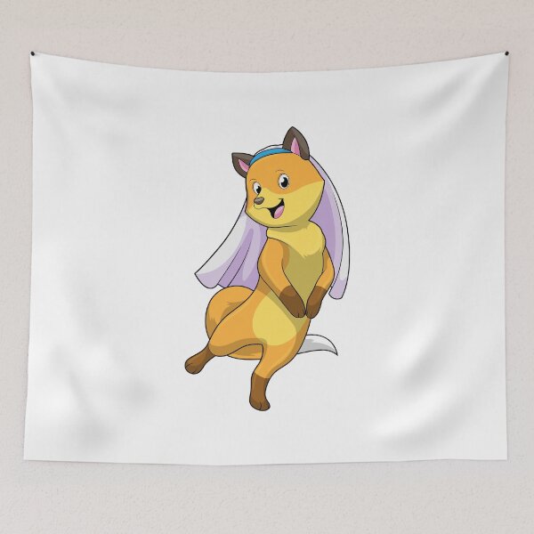 Item preview, Fox as Bride with Veil designed and sold by Snabdesign84.