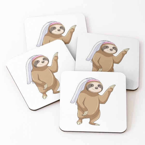 Item preview, Sloth as Bride with Veil designed and sold by Snabdesign84.
