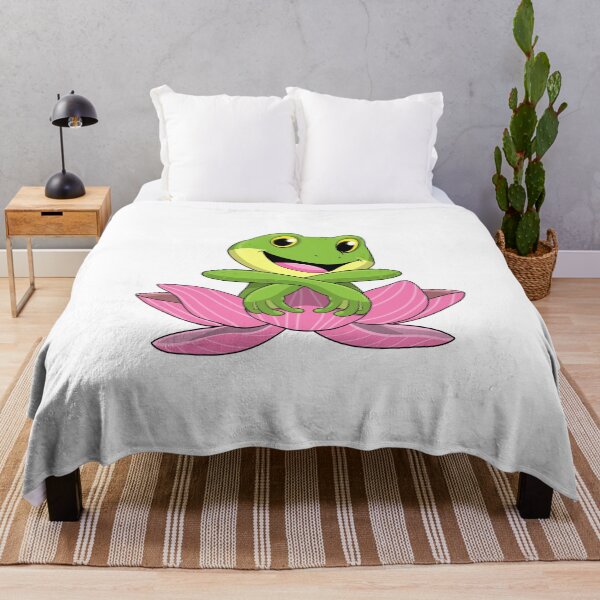 Item preview, Frog with Lotus flower designed and sold by Snabdesign84.