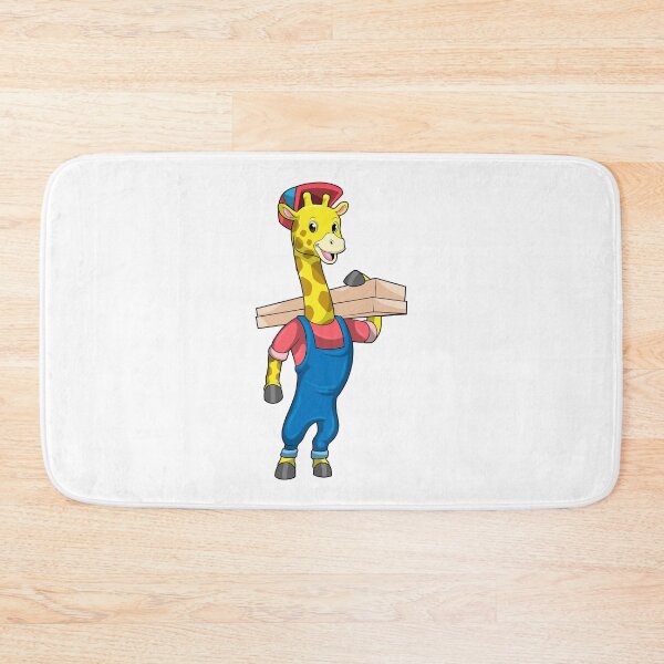 Item preview, Giraffe as Carpenter with Wood designed and sold by Snabdesign84.