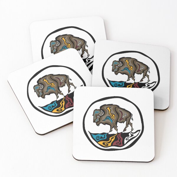 Item preview, Buffalo Respect Directions WAWEZHI CANADA Indigenous  designed and sold by WAWEZHI.