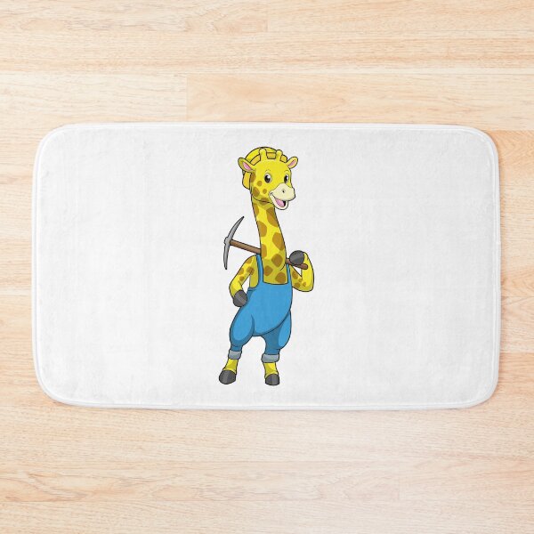 Item preview, Giraffe Miner Pickaxe Mining designed and sold by Snabdesign84.