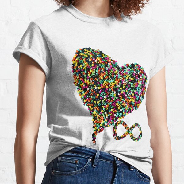 I Love Metis Beading - Infinity symbol Classic T-Shirt
