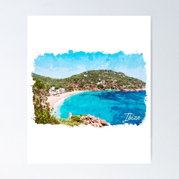 Item preview, Ibiza trip in watercolor designed and sold by chrlalexandru.