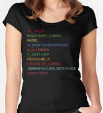 Radiohead in rainbows Women's Fitted Scoop T-Shirt