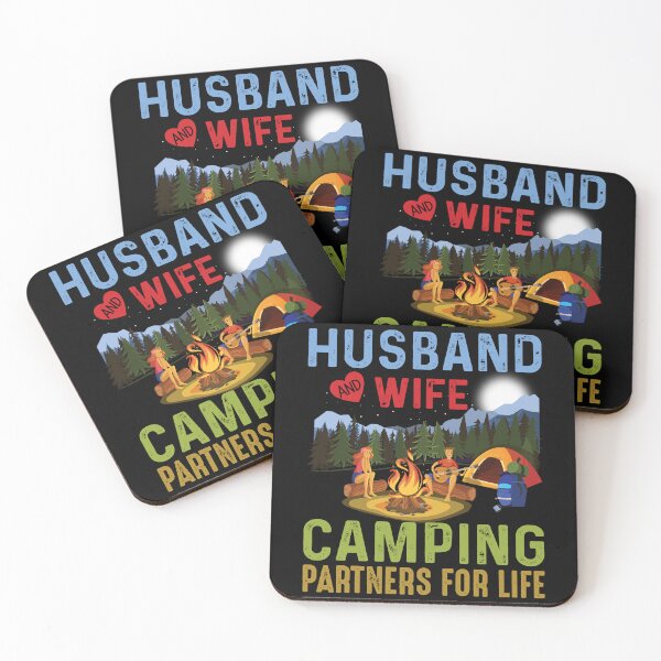 Item preview, Camp Love Husband and Wife Camping Partners for Life Camper designed and sold by SweetbeStore.