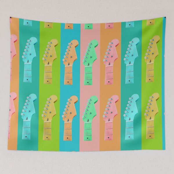 Item preview, Guitars in colors - Music art designed and sold by AlexSin.