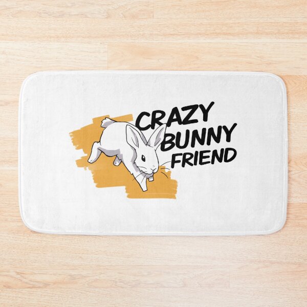 Item preview, Crazy Bunny Friend designed and sold by thebunnylady.