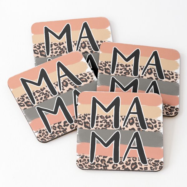 Item preview, Mama Boho Striped Leopard Print Design designed and sold by Ktfrans.