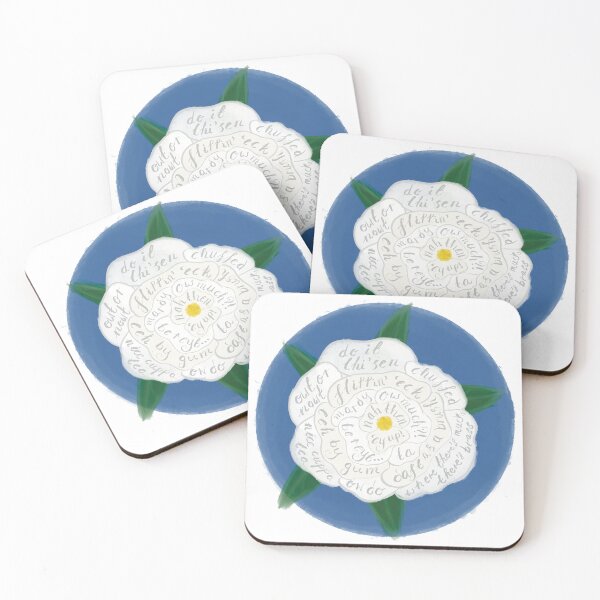 Item preview, Yorkshire Rose with Phrases designed and sold by beanygeek.