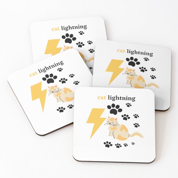 Item preview, cat lightning cute designed and sold by wear best.
