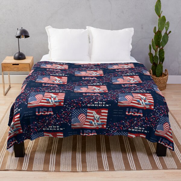 Item preview, Hot DOGGIN’ Around American Flag Love Stars and Stripes USA 3 designed and sold by Henk GoGo T-Shirts ⭐️⭐️⭐️⭐️⭐️.