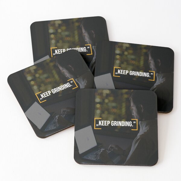 Item preview, Man working at laptop motivational quote designed and sold by Bad Copy.