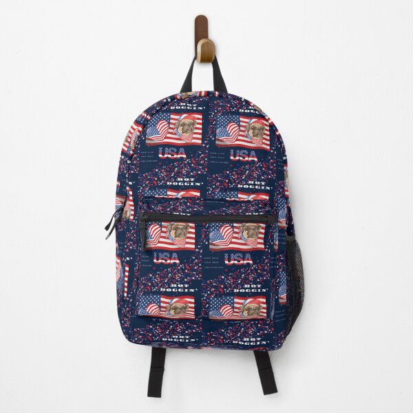 Item preview, Hot DOGGIN’ Around American Flag Love Stars and Stripes USA 5 designed and sold by Henk GoGo T-Shirts ⭐️⭐️⭐️⭐️⭐️.