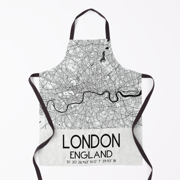 Item preview, LONDON WHITE CITY MAP MONOCHROME designed and sold by lukas69graphic.