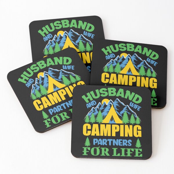 Item preview, Camp Couple Husband and Wife Camping Partners for Life Camping designed and sold by SweetbeStore.