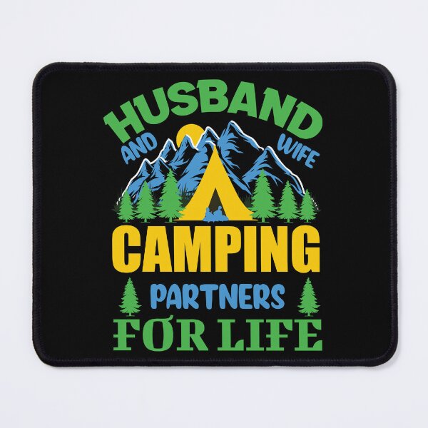 Item preview, Camp Couple Husband and Wife Camping Partners for Life Camping designed and sold by SweetbeStore.
