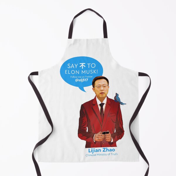 Item preview, SAY 不 (NO) TO ELON MUSK! • Lijian Zhao Chinese Ministry of Truth designed and sold by amuseXpress.