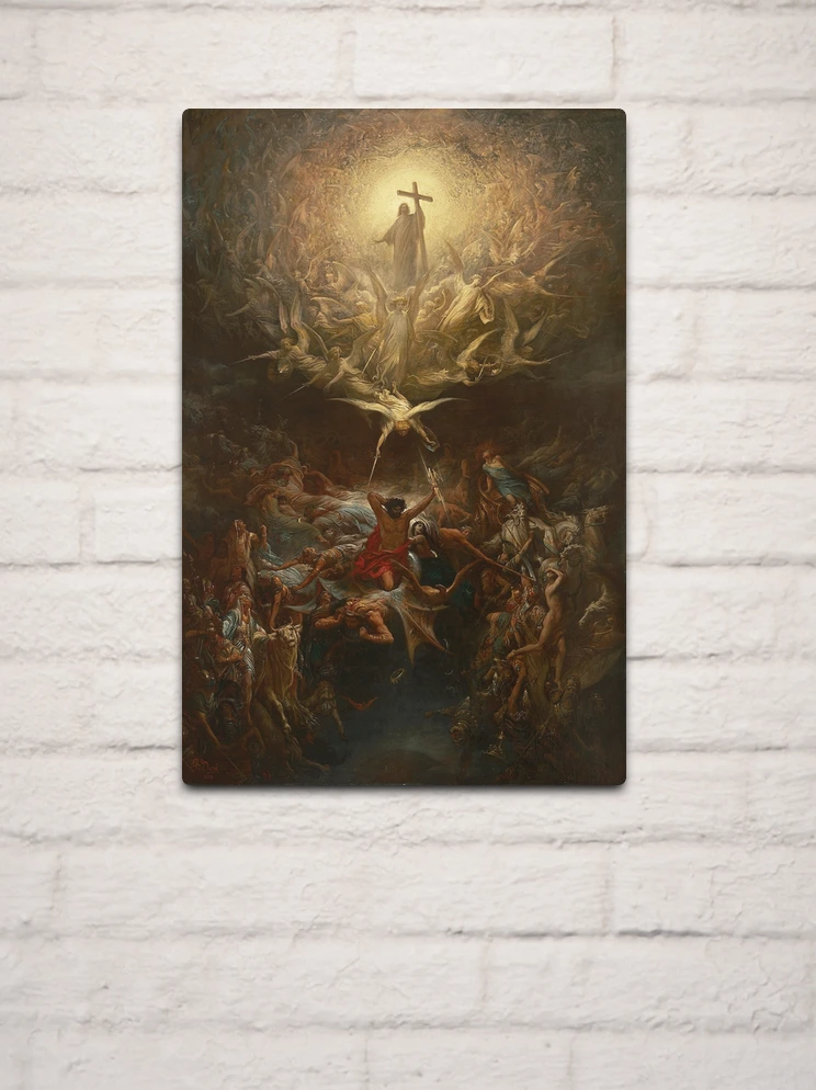 The Triumph of Christianity over Paganism (1899) - Gustave Doré Metal  Print for Sale by SALON DES ARTS