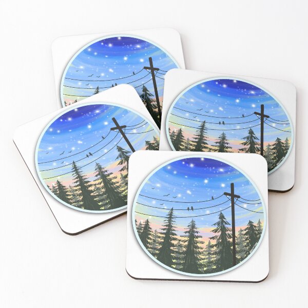 Item preview, Pine trees  designed and sold by roxy7388.