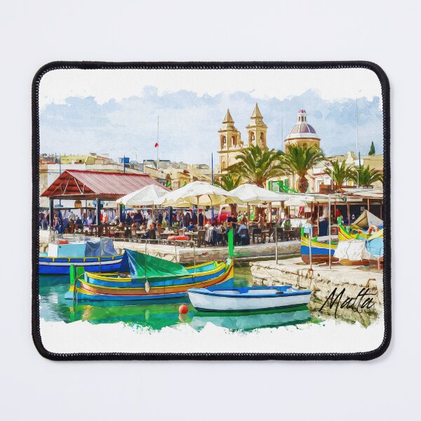 Item preview, Malta trip in watercolor designed and sold by chrlalexandru.