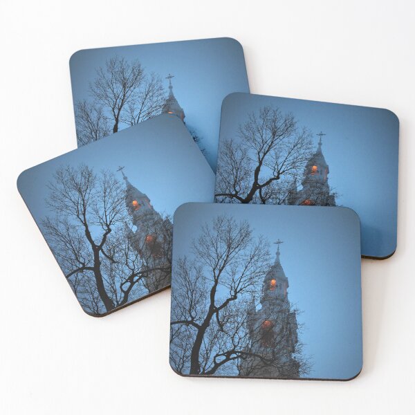 Item preview, Gothic Church at Night - Gothic Decor Gothic Art Goth Decor Church Bell Tower designed and sold by camera-euphoria.