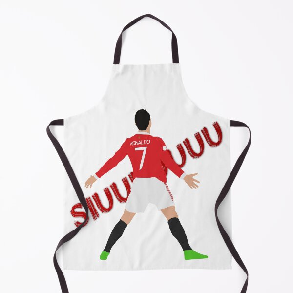 Item preview, Cristano Ronaldo Celebration Block Art SIUUUU with text designed and sold by HTWallace.