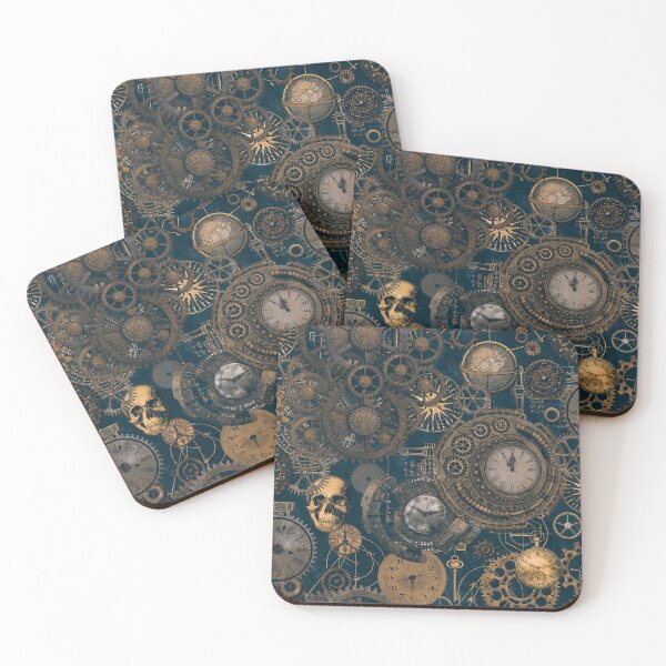 Item preview, Steampunk Grunge Gear And Skull Vintage Gothic Art designed and sold by artsandsoul.